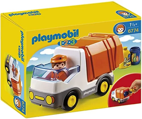 Oferta Juguete: PLAYMOBIL 1,2,3 Camión de Basura (6774), Color/Modelo Surtido, 20,8 x 16,0 x 8,9