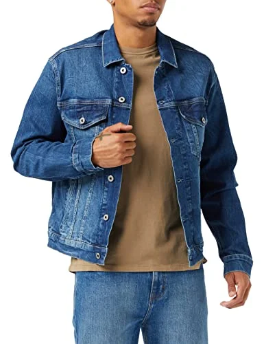 Oferta Ropa: Pepe Jeans Hombre Chaqueta vaquera, Azul (Denim-HP2), L Hombre