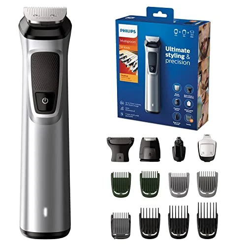 Oferta Aparatos para el cuidado personal: Philips Multigroom Serie 7000, Recortadora 14 en 1 para Barba, Pelo y Cuerpo con Tecnología DualCut (modelo MG7720/15)