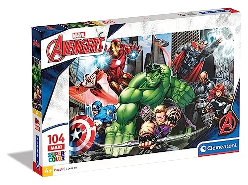 Oferta Juguete: Clementoni - Puzzle infantil 104 Maxi Piezas Avengers, puzzle infantil de piezas grandes, a partir de 4 años, (23688)