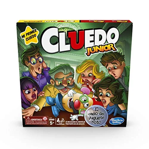 Oferta Juguete: Hasbro Gaming Clue Junior, Juego de Mesa para niños de 5 años en adelante, Caso del Juguete Roto, Multicolor