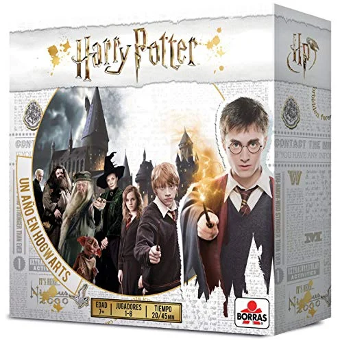 Oferta Juguete: Borras - Juego de Mesa Harry Potter un Año en Hogwarts. 4 Modos de Juego Distintos. Recomendado para Fans de la Saga y a Partir de 7 años (18357)