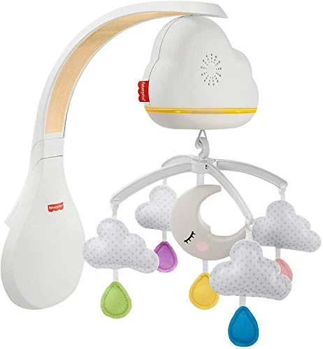 Oferta Productos para bebé: Fisher-Price Móvil Nubes y Lunas, juguete de cuna proyector para bebé recién nacido (Mattel GRP99)