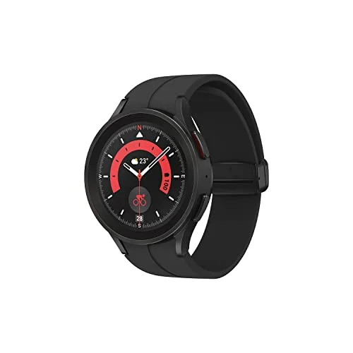 Oferta Inalámbrico: Samsung Galaxy Watch5 Pro, Reloj Inteligente, Monitorización de la Salud, Seguimiento Deportivo, Bluetooth, 45 mm, Titanio Negro