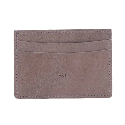 Oferta Material de oficina: Fine & Candy Tarjetero Billion Taupe en Cuero 100% Vegetal, con Compartimentos para Tarjetas, Color Marrón, 10 Tarjetas