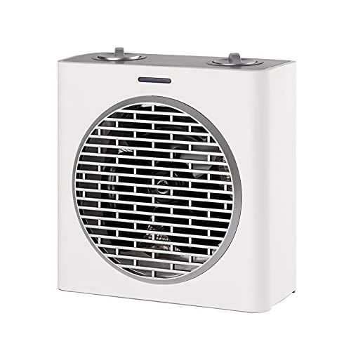 Oferta Casa: Mellerware - Calefactor Eléctrico Homy! 2000W | 3 Funciones (Incluido Ventilador) | Termostato Regulable | Apagado automático | Diseño Compacto | Apto Baños | Sistema Antivuelco | 20m2