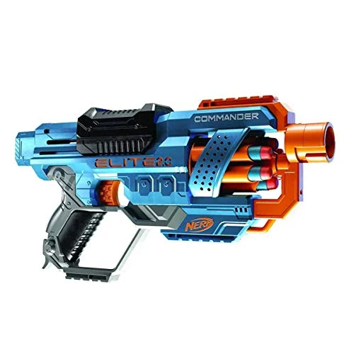 Oferta Juguete: Nerf Lanzador Elite 2.0 Commander RD-6, 12 Oficiales, Tambor rotatorio de 6 Dardos, Funciones de personalización incorporadas, Individual, Multicolor, 6.7 x 36.2 x 24.1 cm (Hasbro E9485EU5)