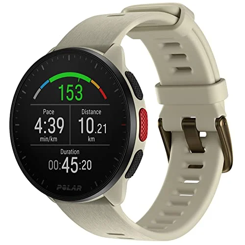 Oferta Deportes: Polar Pacer Reloj De Running Con GPS, Procesador De Velocidad, Ligero, Pantalla Brillante, Programas De Entrenamiento De Running Y Recuperación, Pulsómetro, Controles De Música, S/L, Blanco