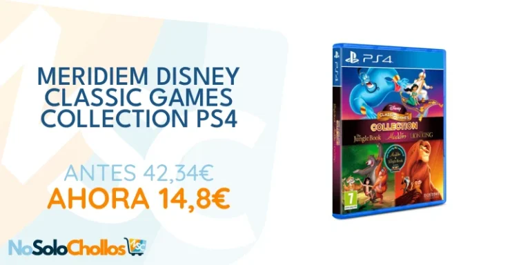 Oferta Videojuegos: MERIDIEM Games, S.L.- Disney Classic Games Collection Jungle Book, Aladdin, & The Lion Videojuegos, Multicolor (VJGPS4MER21884581)