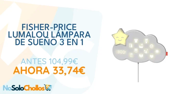 Oferta Productos para bebé: Fisher-Price Lumalou Lámpara Rutinas de Sueño - Producto para Bebés - 3 en 1 - Interactivo - Smart Connect App - Regalo para Niños de 0-8 Años