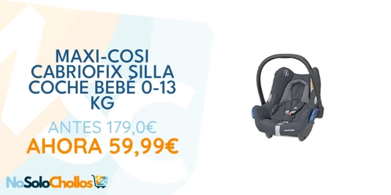 Oferta Productos para bebé: Maxi-Cosi CabrioFix Silla coche bebé grupo 0+, reductor recién nacidos, sistema de protección lateral, capota solar, portabebés 0-12 meses (0-13 kg), color Essential Graphite