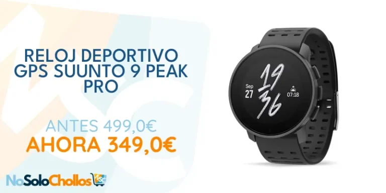 Oferta Deportes: Suunto 9 Peak Pro Reloj deportivo GPS con batería de muy larga duración y medición de frecuencia cardiaca en la muñeca