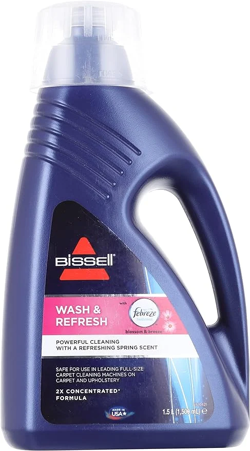 Jabón para limpiar tapicerías Bissel Wash & Refresh aroma febreze