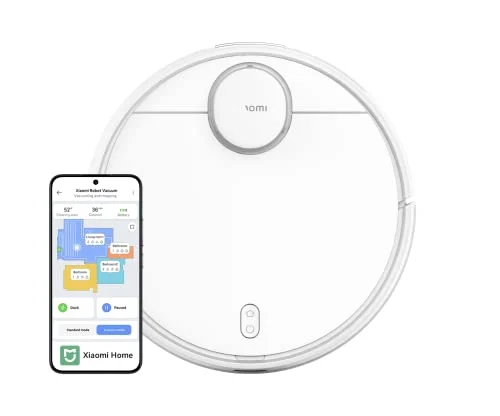 Oferta NoSoloChollos Cocina: NoSoloChollos Xiaomi Robot Vacuum S12 - Robot Aspirador y fregasuelos con Sistema Inteligente de navegación láser (LDS), succión de 4000 Pa, rutas de Limpieza en Zigzag, Blanco