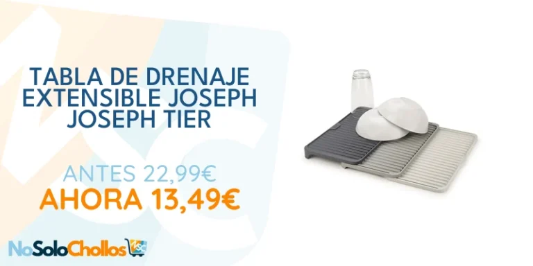 Oferta Casa: Joseph Joseph Tabla de drenaje extensible Tier, de plástico, color gris