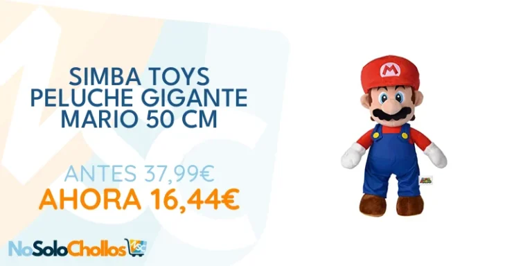 Oferta Juguete: SIMBA TOYS ESPAÑA, S.L. Peluche Gigante de Mario Super Mario 50 cm