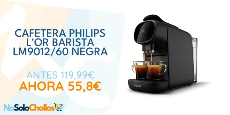 Oferta Cocina: Philips L'Or Barista Sublime Cafetera de Cápsulas, Reconocimiento de Cápsula Doble, 1 o 2 tazas, Bandeja de Goteo Ajustable, Negro Piano (LM9012/60)