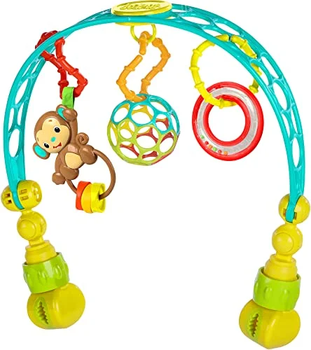 Oferta NoSoloChollos Productos para bebé: NoSoloChollos Bright Starts OBall Flex 'n Go Arco de Actividades para Llevar sin BPA Juguete para Cochecito de bebé, Edad recién Nacido +
