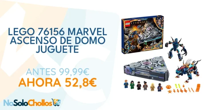 Oferta Juguete: LEGO 76156 Marvel Ascenso de Domo, Juguete de Construcción de Nave Espacial de Superhéroes de la película Los Eternos con 2 Figuras