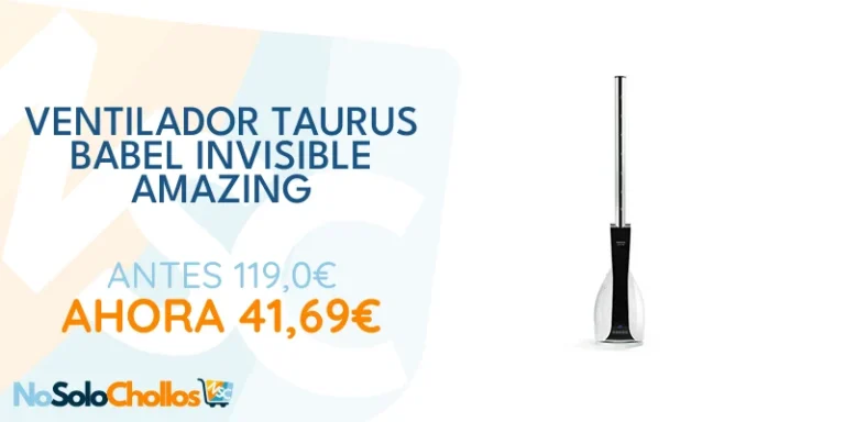 Oferta Cocina: Taurus Babel Invisible Amazing - Ventilador de torre delgado, 101 cm, 12 velocidades, 3 modos, motor DC 100%, temporizador, control remoto, muy silencioso, filtro antipolvo extraíble