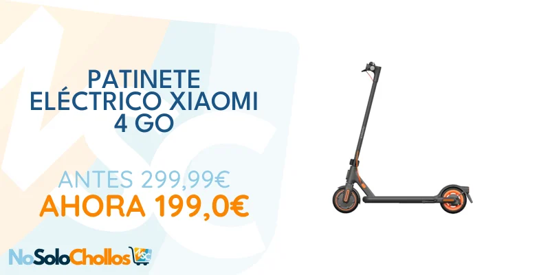 Oferta Deportes: Xiaomi Electric Scooter 4 Go – Patinete Eléctrico Adulto, Autonomía de 18 km, Motor de hasta 450W, Doble Freno, Tres Modos, Negro (Versión ES)